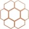 Ekena Millwork Florin Wood Fretwork Pierced Ceiling Medallion, Cherry, 30"OD x 10 1/2"ID x 3/8"T CMWP30X30X0375FOCH - alternate 1